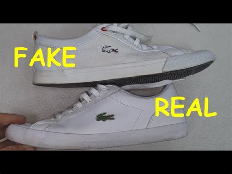 fake vs real lacoste shoes|how to identify lacoste sneakers.